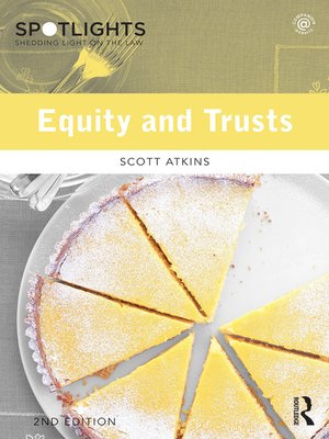 cover image of Equity and Trusts